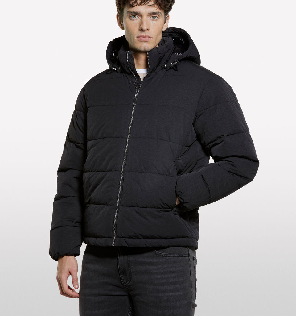 Dark gray padded jacket - men's puffer jackets and coats - Dark Gray | Sisley image number 3
